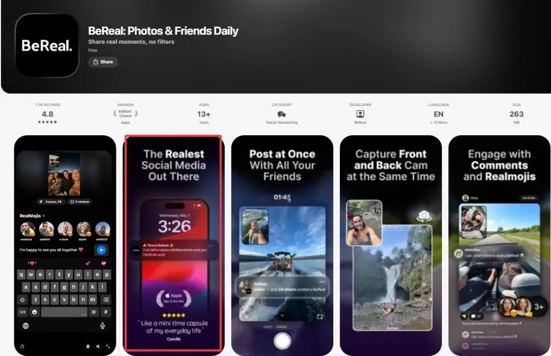 BeReal的反精致设计
